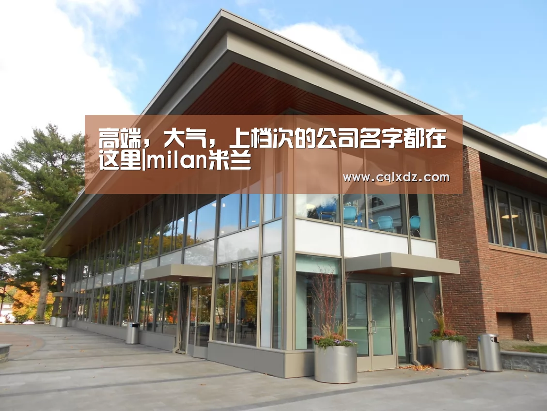 高端,大气,上档次的公司名字都在这里|milan米兰(图1) milan米兰app官网