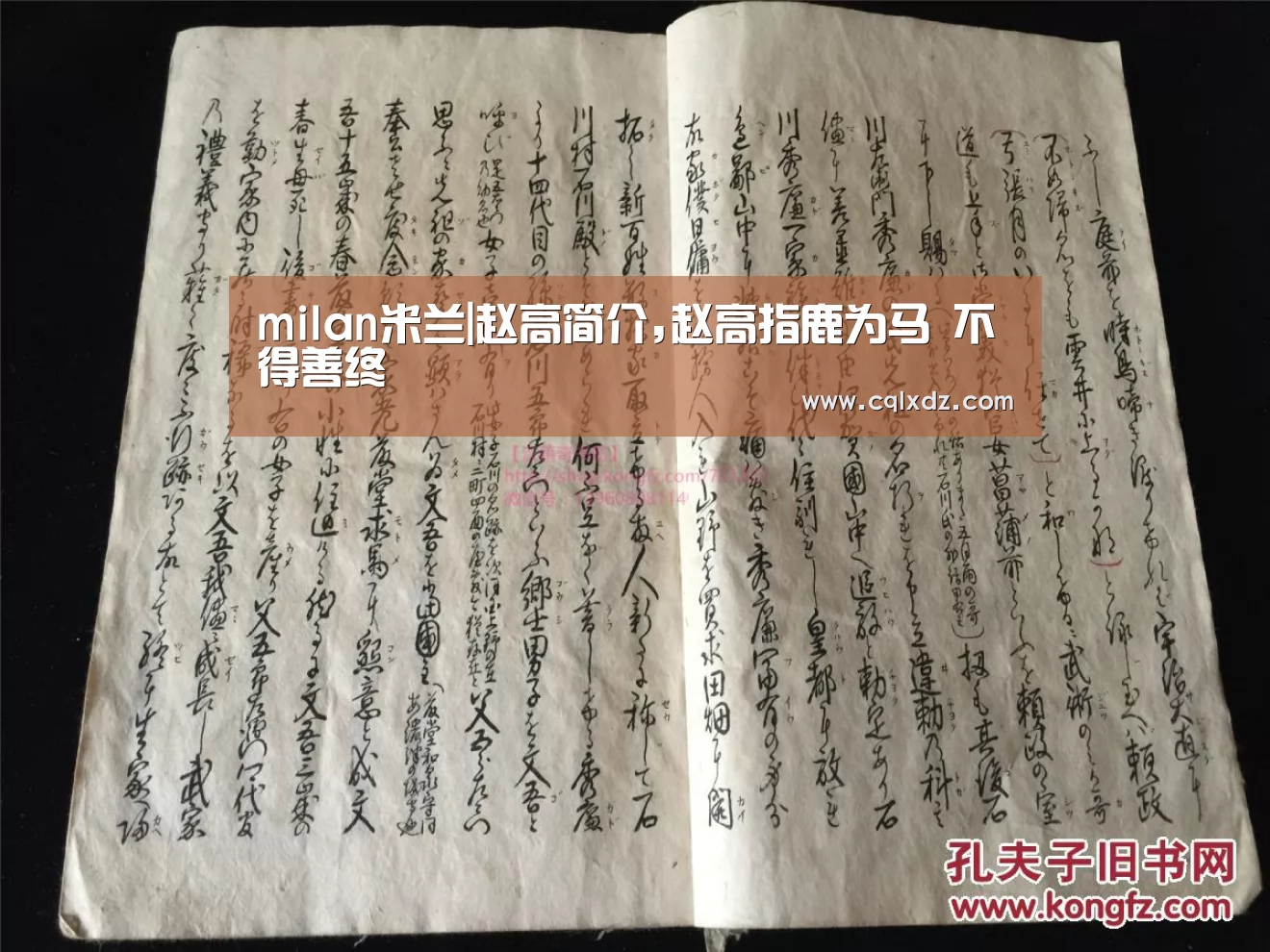 milan米兰|赵高简介,赵高指鹿为马 不得善终(图3) milan米兰app官网