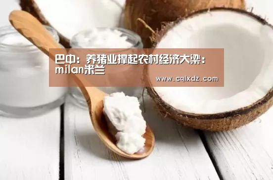 巴中:养猪业撑起农村经济大梁:milan米兰(图3) milan米兰